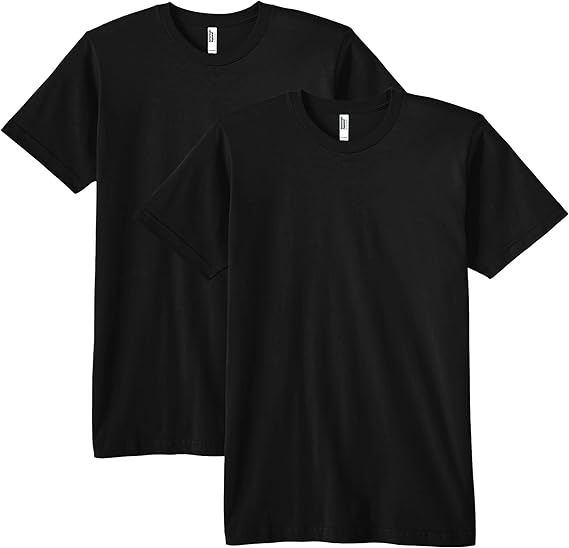 Apparel Unisex-Adult Fine Jersey T-Shirt,  Multipack
