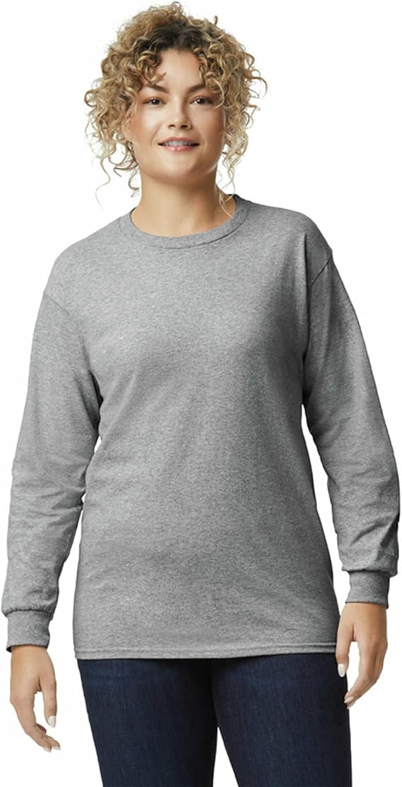 Adult Ultra Cotton Long Sleeve T-Shirt, Multipack