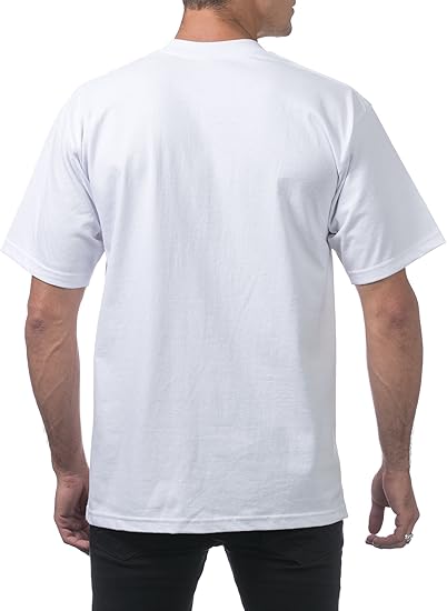 Men's 3-Pack Heavyweight Cotton Short Sleeve Crew Neck T-Shirt