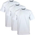Men's 3-Pack Heavyweight Cotton Short Sleeve Crew Neck T-Shirt